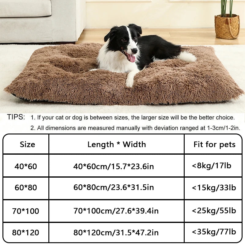 🇫🇷 Lit pour chien ultra doux – Maison en peluche longue, coussin confortable, panier ou canapé pour chiens, chats et petits animaux 🇬🇧 Soft Plush Dog Bed – Cozy House, Cushion or Sofa for Dogs, Cats & Small Pets, Ideal for Rest & Sleep