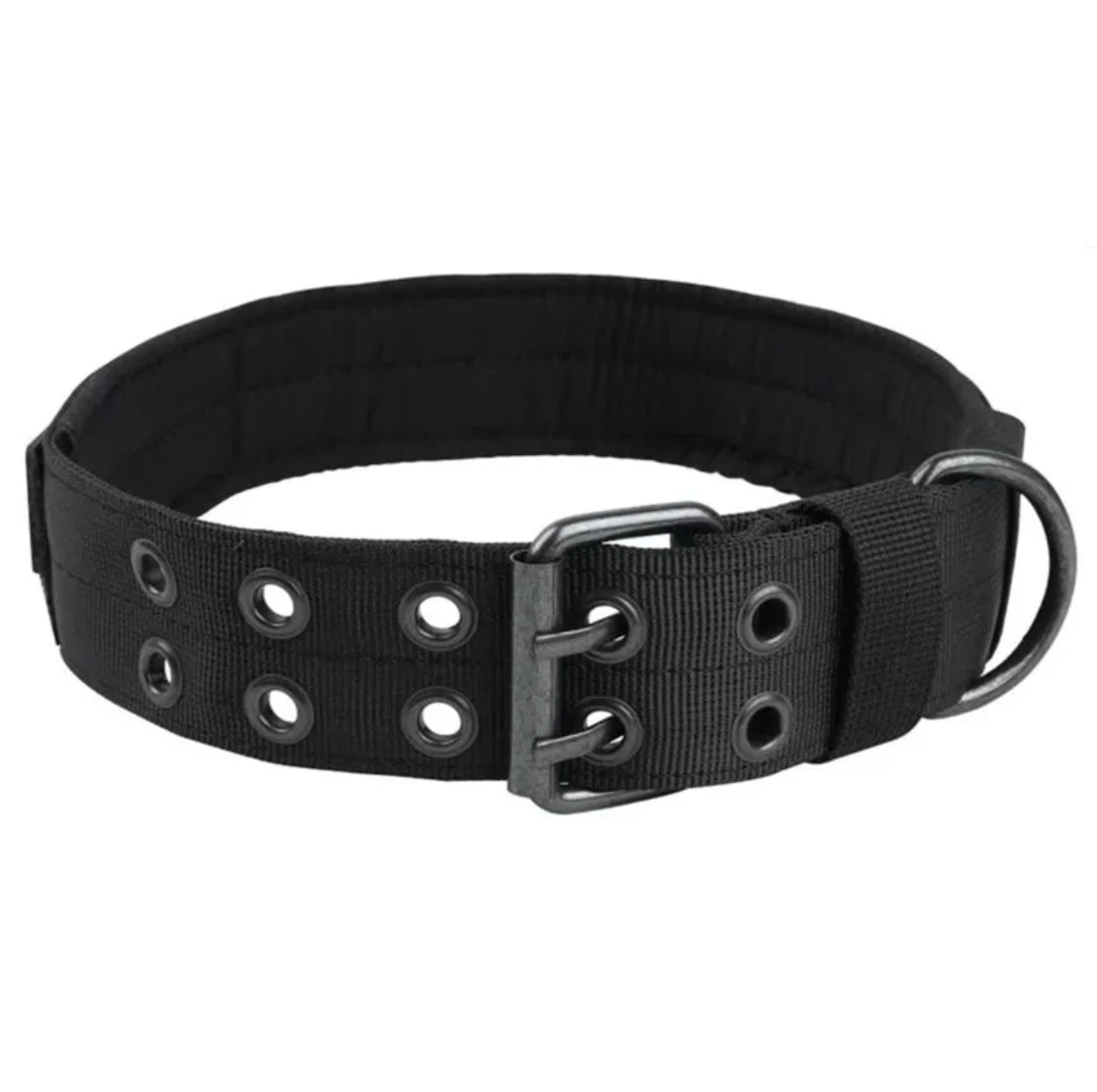 🇫🇷 Collier pour chien réglable – Nylon tactique réfléchissant, solide et idéal pour l’entraînement des grands chiens 🇬🇧 Adjustable Dog Collar – Reflective tactical nylon, strong and ideal for training large dogs