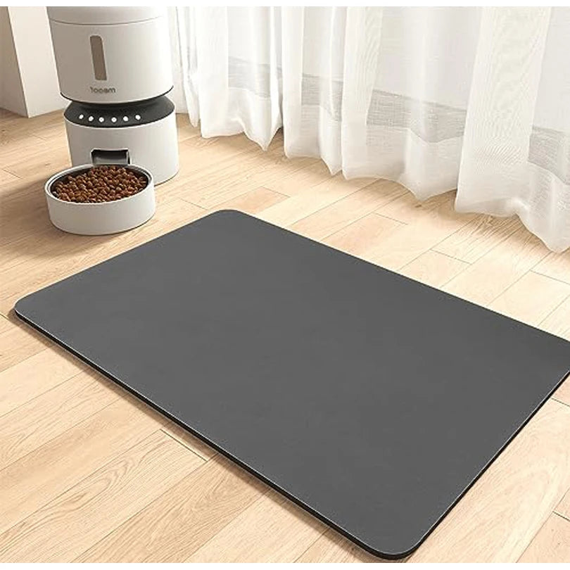 🇫🇷 Tapis d’alimentation imperméable pour chiens et chats – Séchage rapide, antidérapant, idéal sous gamelles 🇬🇧 Waterproof Pet Feeding Mat – Quick dry, non-slip placemat for dog & cat food and water bowls