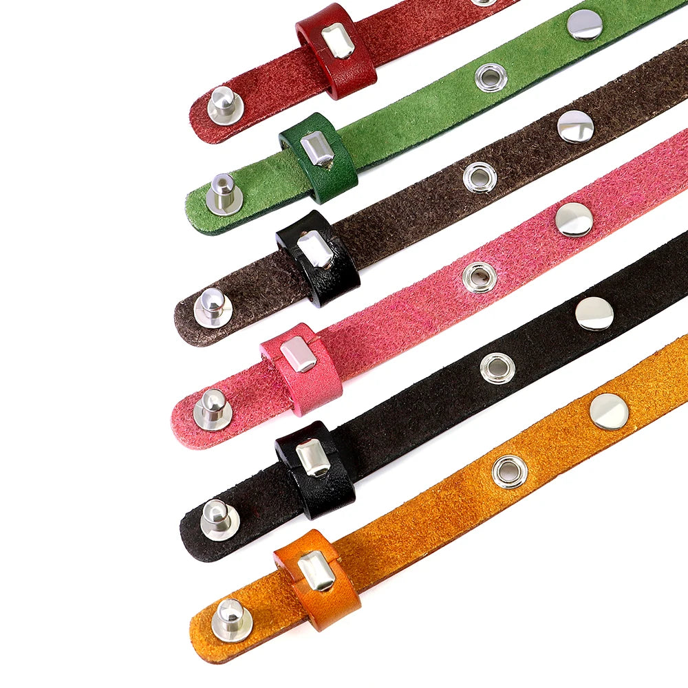 🇫🇷 Collier pour chat en cuir réglable – Personnalisé avec nom gravé, anti-perte, pour chatons et petits chiens 🇬🇧 Personalized Leather Cat Collar – Adjustable, engraved name, anti-lost, for kittens & small dogs