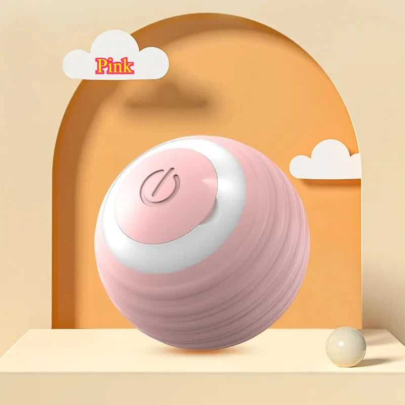 🇫🇷 Balle interactive intelligente pour chat – Jouet électronique automatique, roule toute seule et stimule l’instinct de chasse. 🇬🇧 Smart interactive cat ball – Automatic rolling electronic toy for indoor play & hunting fun.