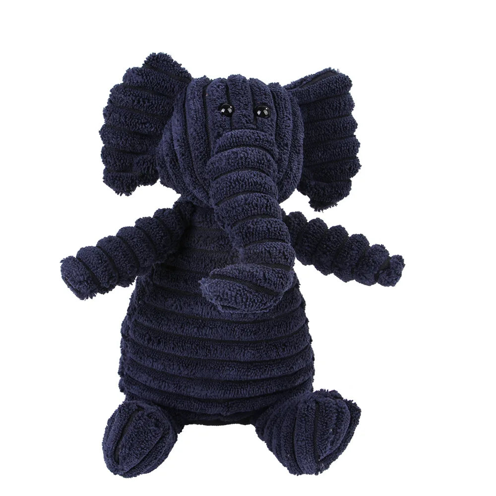 🇫🇷 Jouet en peluche avec couineur pour chien – Singe ou cochon en velours côtelé, nettoie les dents, résistant pour grands chiens. 🇬🇧 Corduroy monkey/pig plush dog toy with squeaker – Tooth cleaning, durable for large dogs.