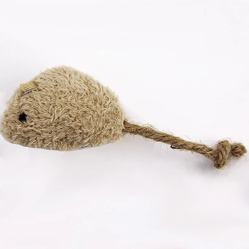 🇫🇷 Lot de 3 souris en peluche pour chat – Jouets réalistes, résistants aux morsures, idéals pour griffer et jouer. 🇬🇧 3pcs plush simulation mouse toys for cats – Bite-resistant, realistic design, perfect for scratching and playing.