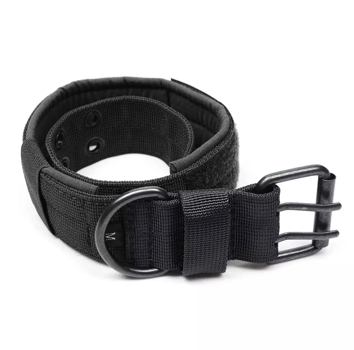 🇫🇷 Collier pour chien réglable – Nylon tactique réfléchissant, solide et idéal pour l’entraînement des grands chiens 🇬🇧 Adjustable Dog Collar – Reflective tactical nylon, strong and ideal for training large dogs