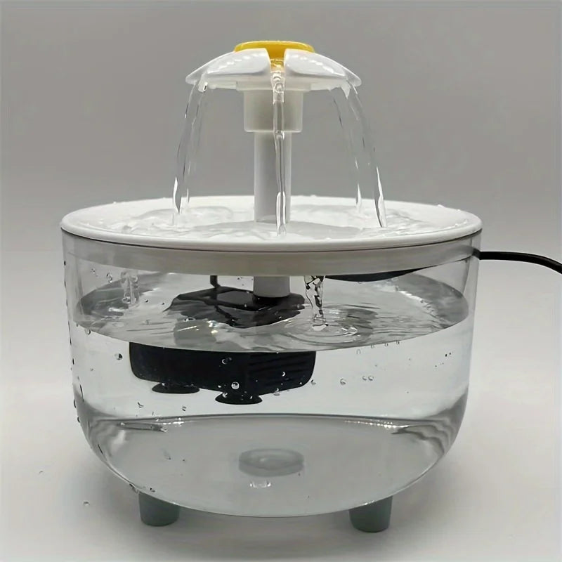 🇫🇷 Fontaine à eau électrique USB 1L pour chat – Distributeur automatique silencieux avec filtre, idéal pour chats et petits animaux. 🇬🇧 USB Electric 1L Pet Water Fountain – Silent automatic drinking dispenser with filter for cats.