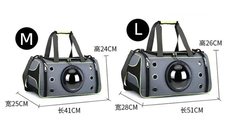 🇫🇷 Sac de transport pour chien et chat – Sac à main ou bandoulière, respirant et grande capacité pour petits animaux 🇬🇧 Dog & Cat Carrier Bag – Breathable crossbody or handbag with large capacity for small pets