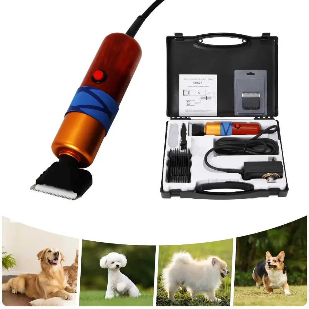🇫🇷 Tondeuse électrique 200W pour chiens et autres animaux – Coupe rapide et efficace du pelage. 🇬🇧 200W electric sheep & dog shearing machine – Fast, efficient animal hair cutting tool
