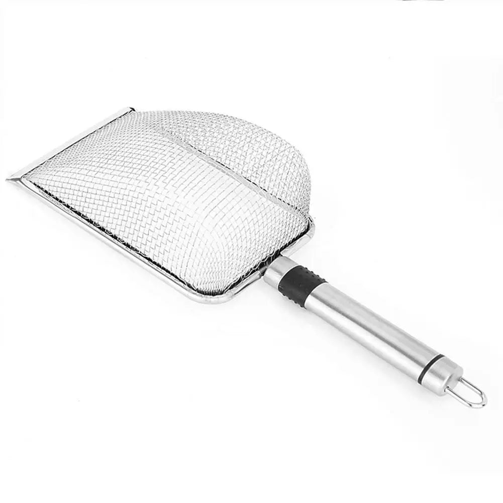 🇫🇷 Pelle à Litière en Acier pour Chat – Tamis à Mailles Fines, Outil de Nettoyage pour Chats, Chiens & Lapins | 🇬🇧 Steel Cat Sand Shovel – Fine Mesh Pet Poop Scoop for Cats, Dogs & Rabbits Cleaning Tool