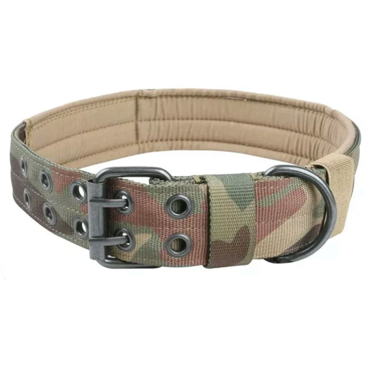🇫🇷 Collier pour chien réglable – Nylon tactique réfléchissant, solide et idéal pour l’entraînement des grands chiens 🇬🇧 Adjustable Dog Collar – Reflective tactical nylon, strong and ideal for training large dogs