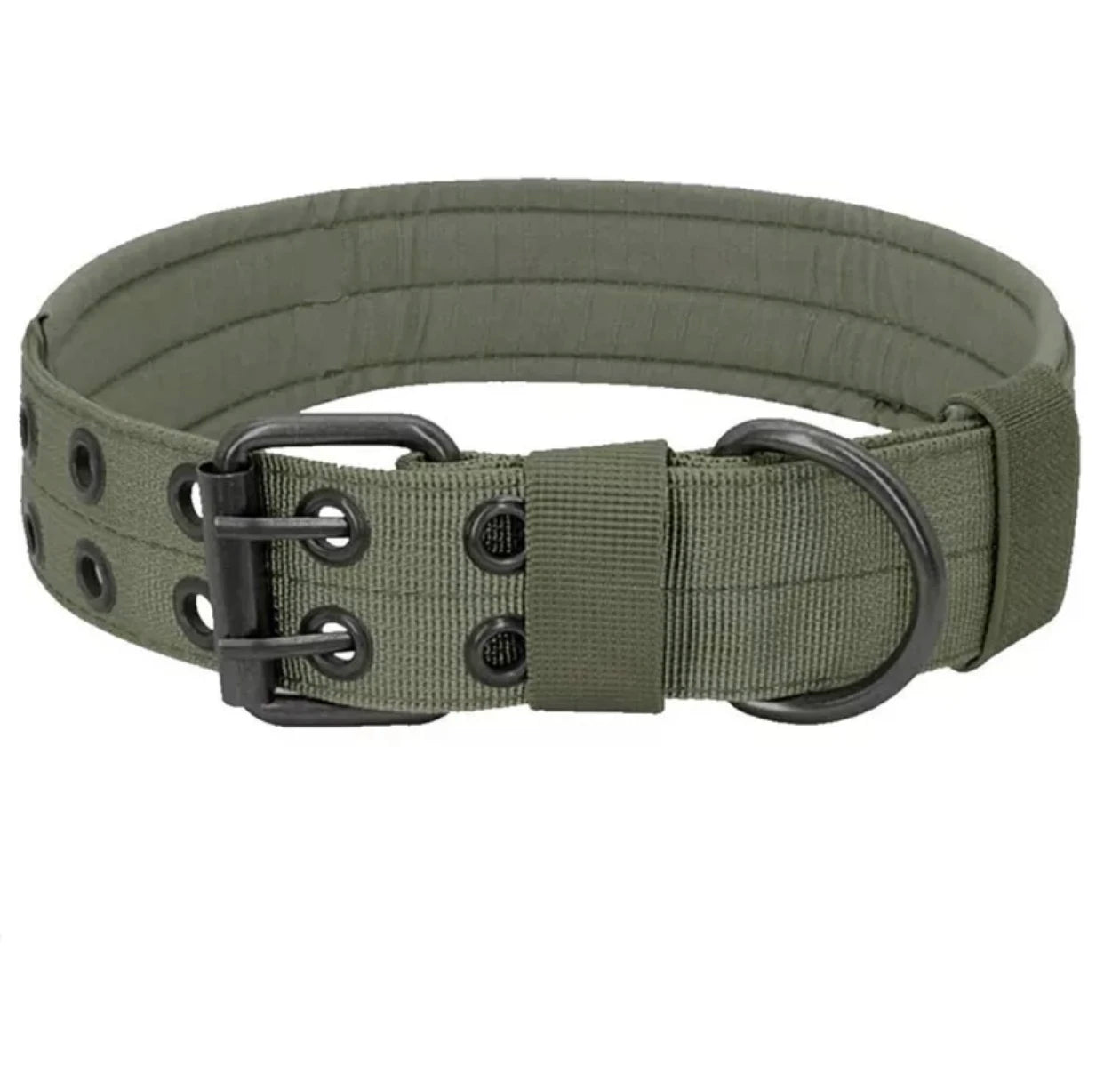 🇫🇷 Collier pour chien réglable – Nylon tactique réfléchissant, solide et idéal pour l’entraînement des grands chiens 🇬🇧 Adjustable Dog Collar – Reflective tactical nylon, strong and ideal for training large dogs