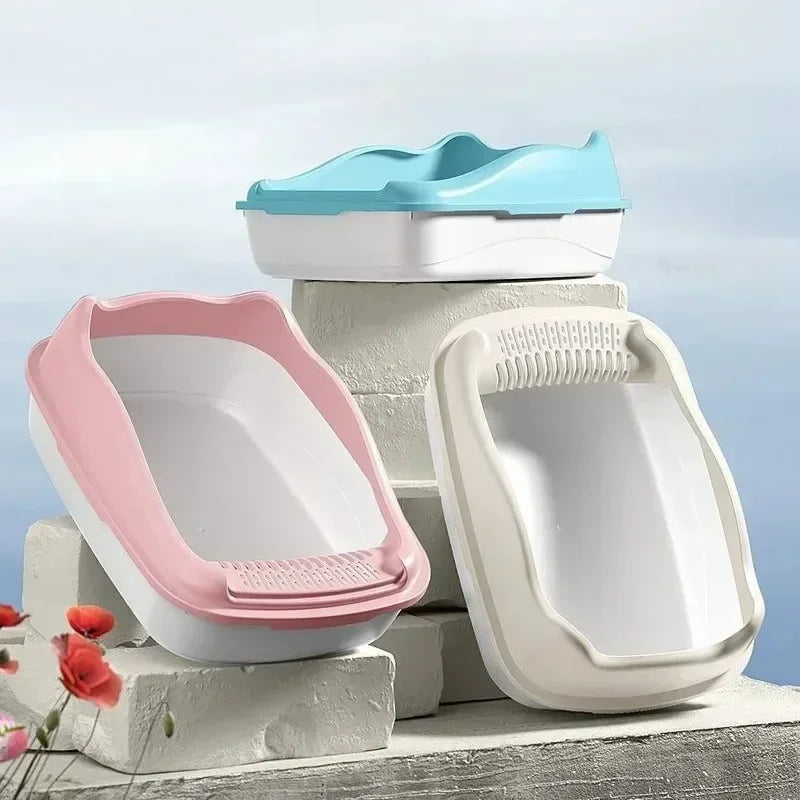 🇫🇷 Bac à Litière pour Chat – Petit Modèle, Bac à Sable Anti-Éclaboussures pour Chaton | 🇬🇧 Small Cat Litter Box – Compact Kitty Sandbox, Anti-Splash Cats Toilet