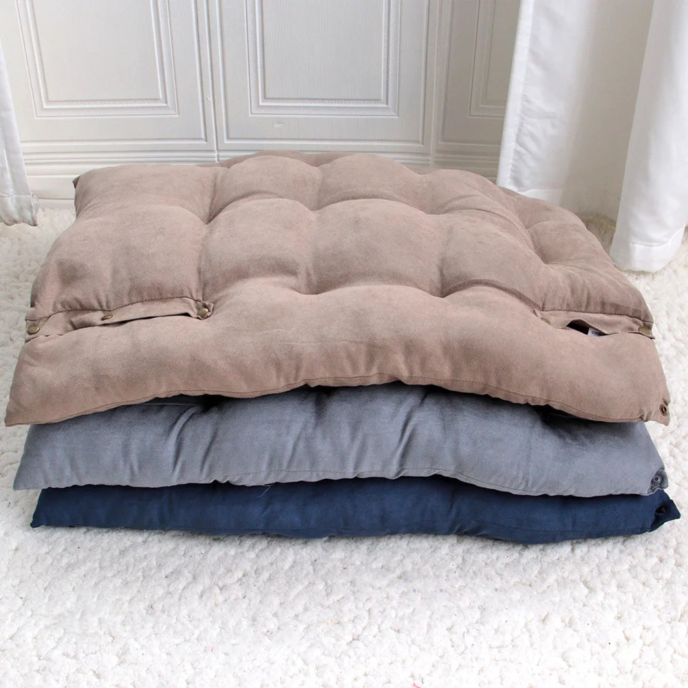 🇫🇷 Tapis-lit multifonction 3-en-1 pour chien et chat – Coussin doux, canapé ou niche chaude pour l’hiver 🇬🇧 3-in-1 Multifunction Pet Bed – Soft Cushion, Sofa & Warm Winter Nest for Dogs and Cats