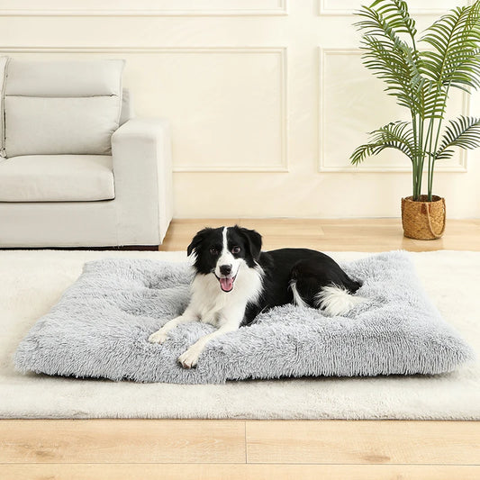 🇫🇷 Lit pour chien ultra doux – Maison en peluche longue, coussin confortable, panier ou canapé pour chiens, chats et petits animaux 🇬🇧 Soft Plush Dog Bed – Cozy House, Cushion or Sofa for Dogs, Cats & Small Pets, Ideal for Rest & Sleep