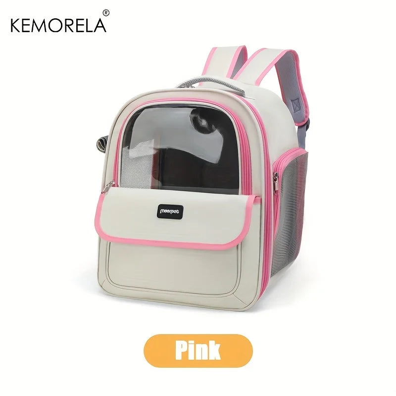🇫🇷 Sac à dos transparent pour animaux – Capsule rigide respirante pour chats et petits chiens, idéal pour les sorties et voyages 🇬🇧 Transparent Pet Backpack – Breathable Capsule Carrier for Cats & Small Dogs, Perfect for Outdoor Travel