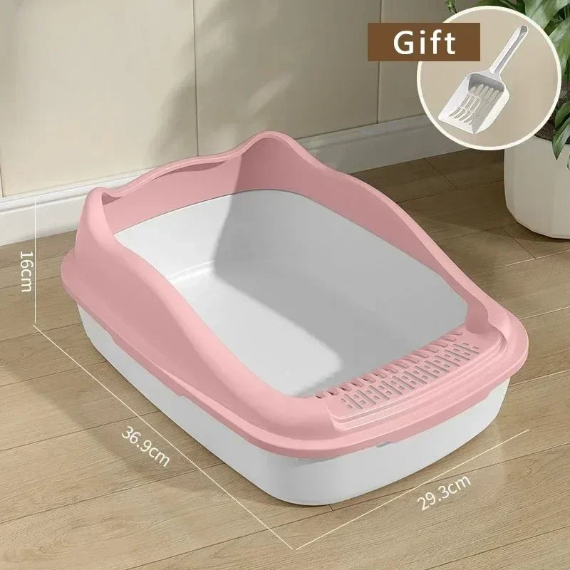 🇫🇷 Bac à Litière pour Chat – Petit Modèle, Bac à Sable Anti-Éclaboussures pour Chaton | 🇬🇧 Small Cat Litter Box – Compact Kitty Sandbox, Anti-Splash Cats Toilet