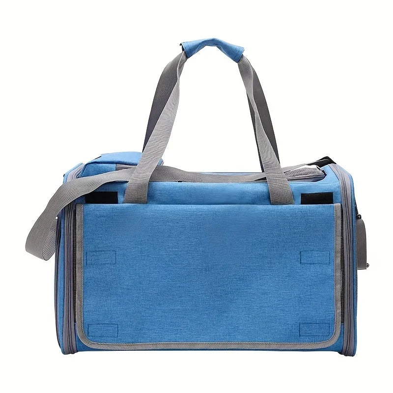 🇫🇷 Sac de transport souple pour chats moyens et grands – Confortable, sécurisé, idéal pour voiture, avion ou vétérinaire 🇬🇧 Soft Pet Carrier for Large & Medium Cats – Comfortable & Safe for Travel, Vet Visits or Car Rides