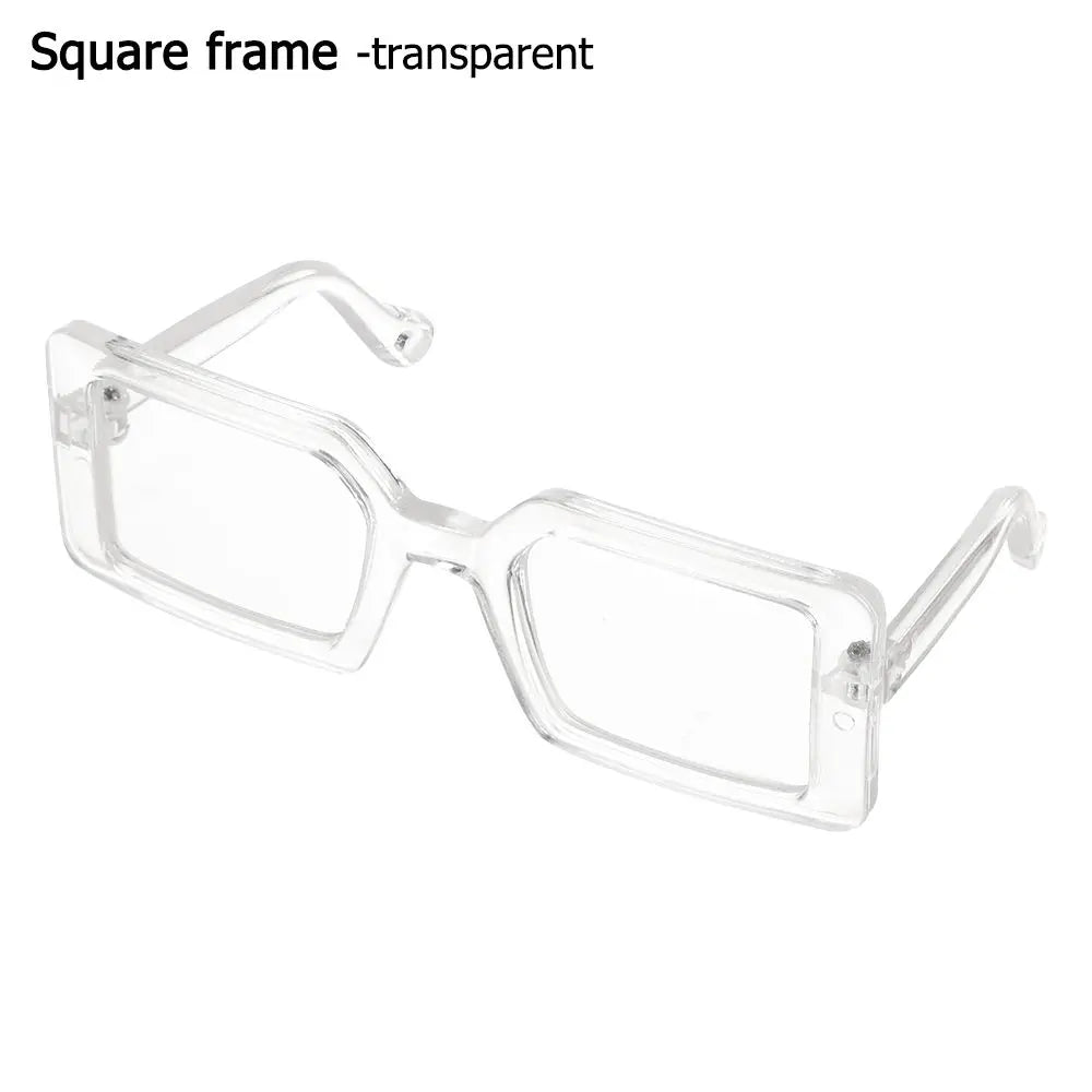 🇫🇷 Lunettes pour animaux – Accessoire photo amusant, lunettes carrées, rondes ou triangulaires pour chats & petits chiens | 🇬🇧 Pet Eyeglasses – Multicolor Square, Round & Triangle Glasses for Cats & Dogs Photo Props