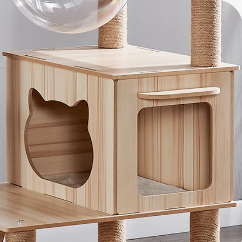 🇫🇷 Arbre à Chat Multi-Niveaux JIABINFU avec Griffoirs en Sisal, Jouets et Plateformes d’Escalade 🇬🇧 JIABINFU Multi-Level Cat Tree with Sisal Scratch Posts, Toys & Climbing Platforms