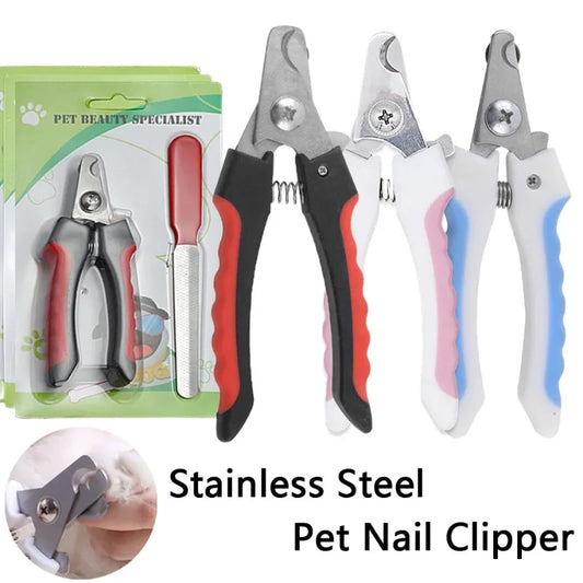 🇫🇷 Coupe-griffes pro en acier inoxydable pour chiens et chats – Pratique, précis et ergonomique pour un toilettage facile. 🇬🇧 Pro stainless steel nail clipper for dogs & cats – Convenient, precise & ergonomic for easy grooming.