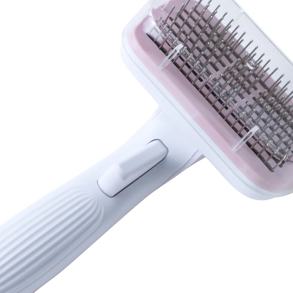 🇫🇷 Peigne anti-perte de poils pour chats et chiens – Dents douces à bouts ronds pour éviter les griffures – Outil de toilettage efficace. 🇬🇧 Cat & dog hair removal comb – Soft round needle tips prevent scratching – Effective grooming tool.