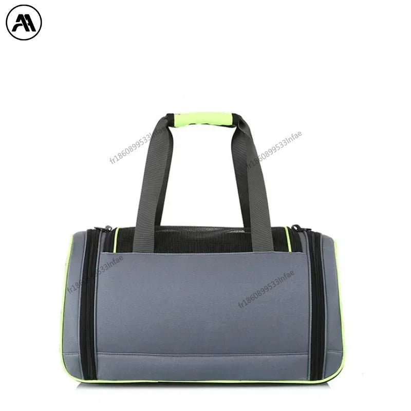 🇫🇷 Sac de transport pour chien et chat – Sac à main ou bandoulière, respirant et grande capacité pour petits animaux  🇬🇧 Dog & Cat Carrier Bag – Breathable crossbody or handbag with large capacity for small pets