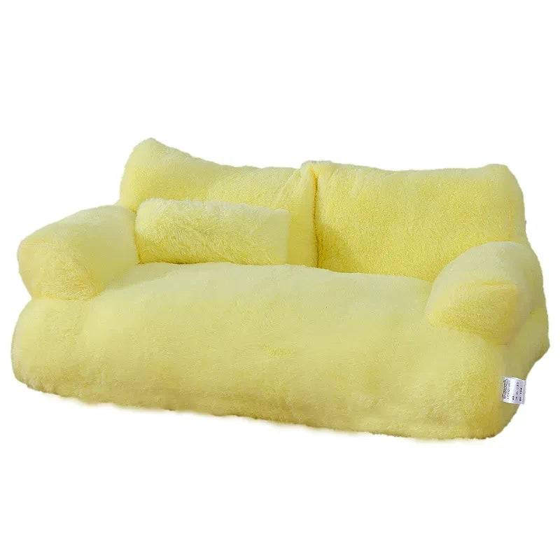 🇫🇷 Lit canapé de luxe pour chat – Nid d’hiver chaud et moelleux, en peluche confortable pour chiens et chats de petite à moyenne taille 🇬🇧 Luxury Cat Sofa Bed – Winter Warm Plush Nest for Small & Medium Cats and Dogs, Super Soft and Cozy