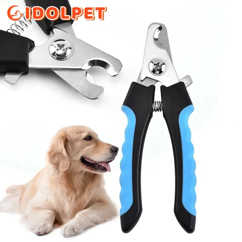 🇫🇷 Coupe-griffes pro avec butée de sécurité – Acier inoxydable – Pour chats et chiens, soin des griffes et toilettage. 🇬🇧 Pro nail clipper with safety guard – Stainless steel – For cats & dogs, claw care and grooming.