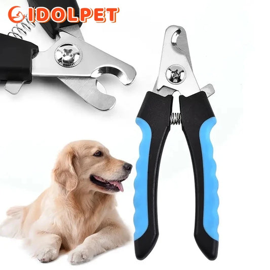 🇫🇷 Coupe-griffes pro avec butée de sécurité – Acier inoxydable – Pour chats et chiens, soin des griffes et toilettage. 🇬🇧 Pro nail clipper with safety guard – Stainless steel – For cats & dogs, claw care and grooming.
