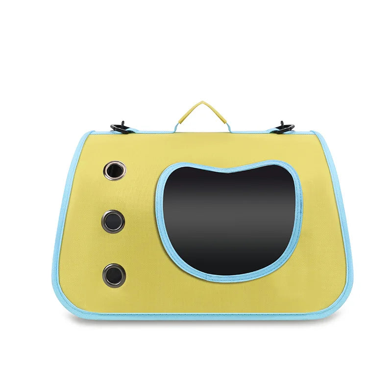 🇫🇷 Sac de transport portable pour chat & petit chien – Sac pliable et respirant pour voyages et sorties | 🇬🇧 Portable Pet Carrier Bag for Cats & Small Dogs – Foldable Breathable Travel & Shoulder Bag
