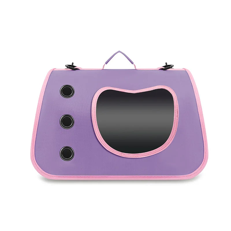 🇫🇷 Sac de transport portable pour chat & petit chien – Sac pliable et respirant pour voyages et sorties | 🇬🇧 Portable Pet Carrier Bag for Cats & Small Dogs – Foldable Breathable Travel & Shoulder Bag