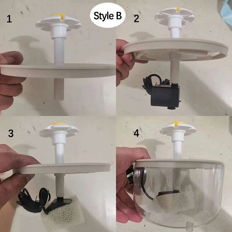 🇫🇷 Fontaine à eau électrique USB 1L pour chat – Distributeur automatique silencieux avec filtre, idéal pour chats et petits animaux. 🇬🇧 USB Electric 1L Pet Water Fountain – Silent automatic drinking dispenser with filter for cats.