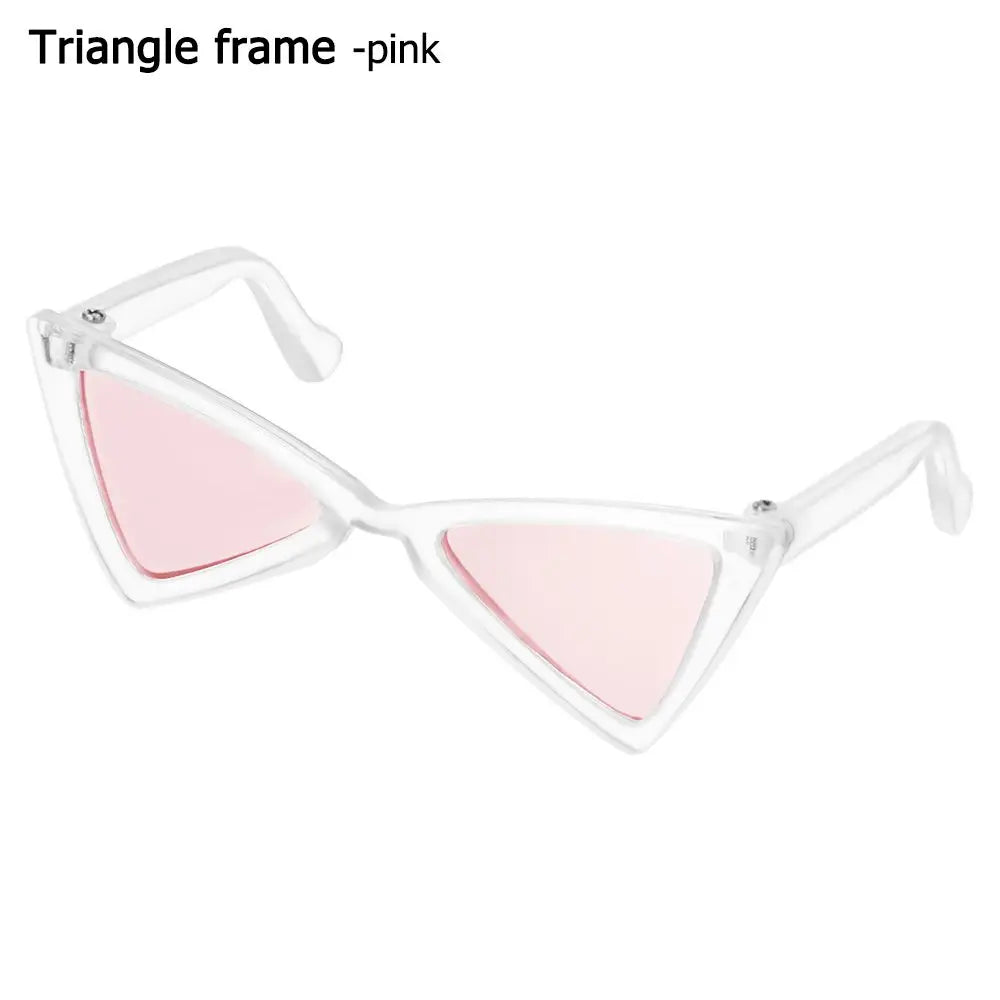🇫🇷 Lunettes pour animaux – Accessoire photo amusant, lunettes carrées, rondes ou triangulaires pour chats & petits chiens | 🇬🇧 Pet Eyeglasses – Multicolor Square, Round & Triangle Glasses for Cats & Dogs Photo Props