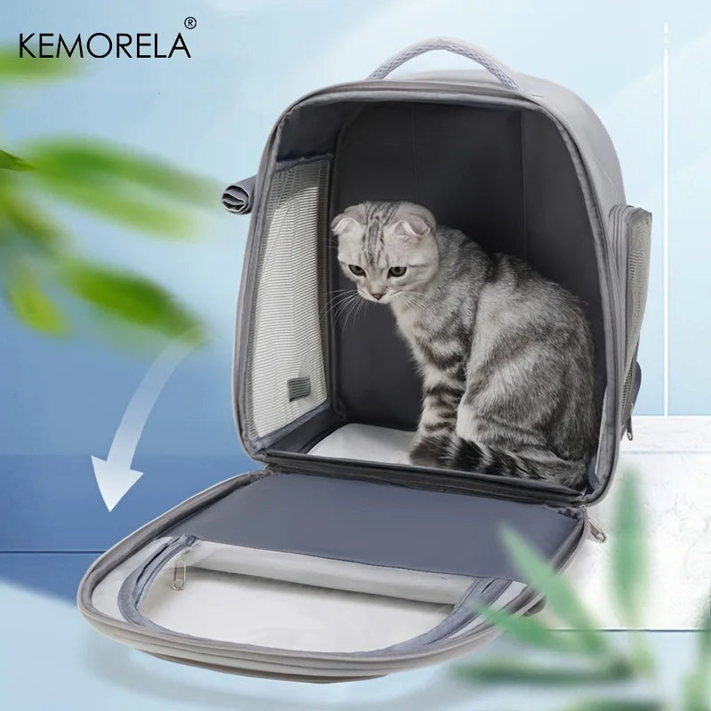 🇫🇷 Sac à dos transparent pour animaux – Capsule rigide respirante pour chats et petits chiens, idéal pour les sorties et voyages 🇬🇧 Transparent Pet Backpack – Breathable Capsule Carrier for Cats & Small Dogs, Perfect for Outdoor Travel