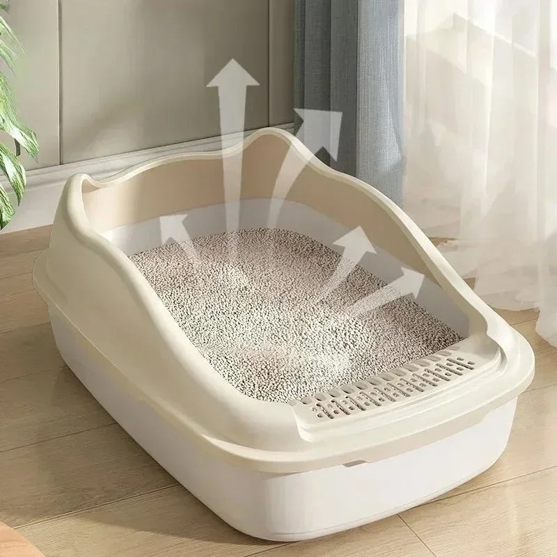 🇫🇷 Bac à Litière pour Chat – Petit Modèle, Bac à Sable Anti-Éclaboussures pour Chaton | 🇬🇧 Small Cat Litter Box – Compact Kitty Sandbox, Anti-Splash Cats Toilet