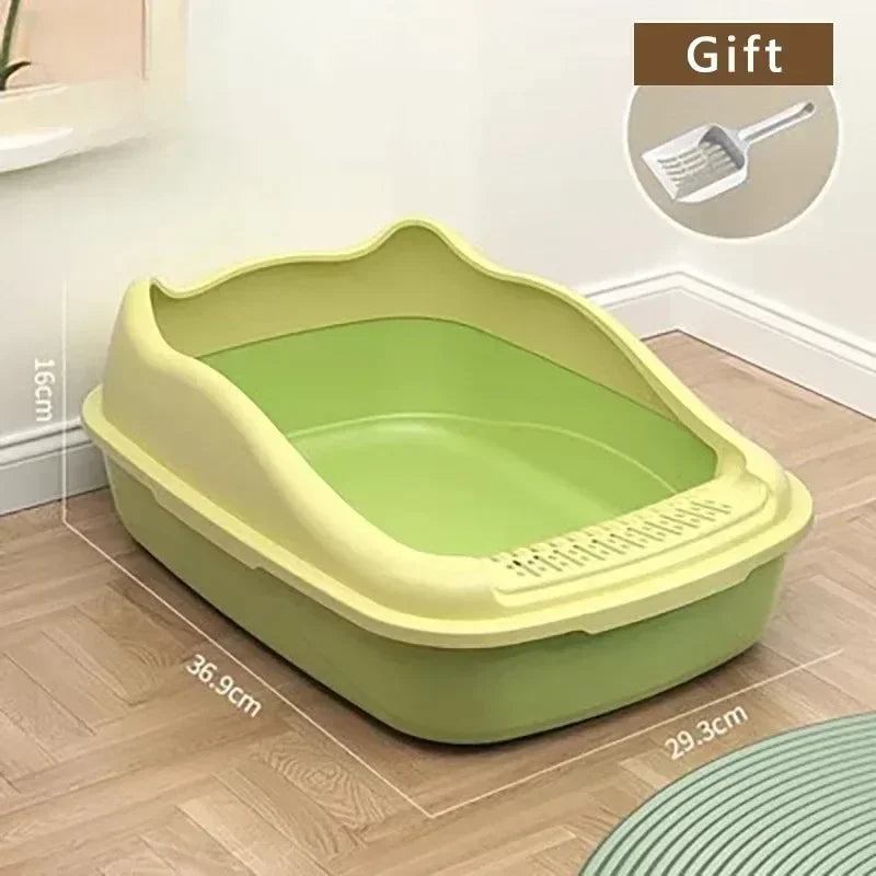 🇫🇷 Bac à Litière pour Chat – Petit Modèle, Bac à Sable Anti-Éclaboussures pour Chaton | 🇬🇧 Small Cat Litter Box – Compact Kitty Sandbox, Anti-Splash Cats Toilet