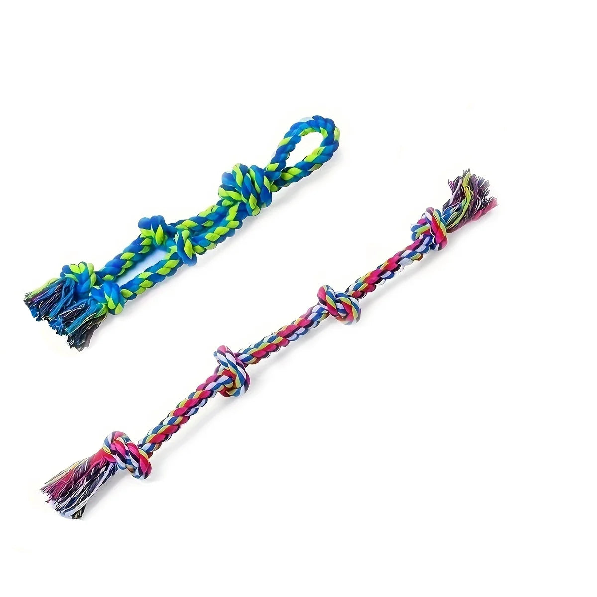 🇫🇷 Jouet à nœud résistant pour chiens moyens/grands – Mâchage & tir à la corde. 🇬🇧 Durable knot toy for medium/large dogs – Chew & tug.