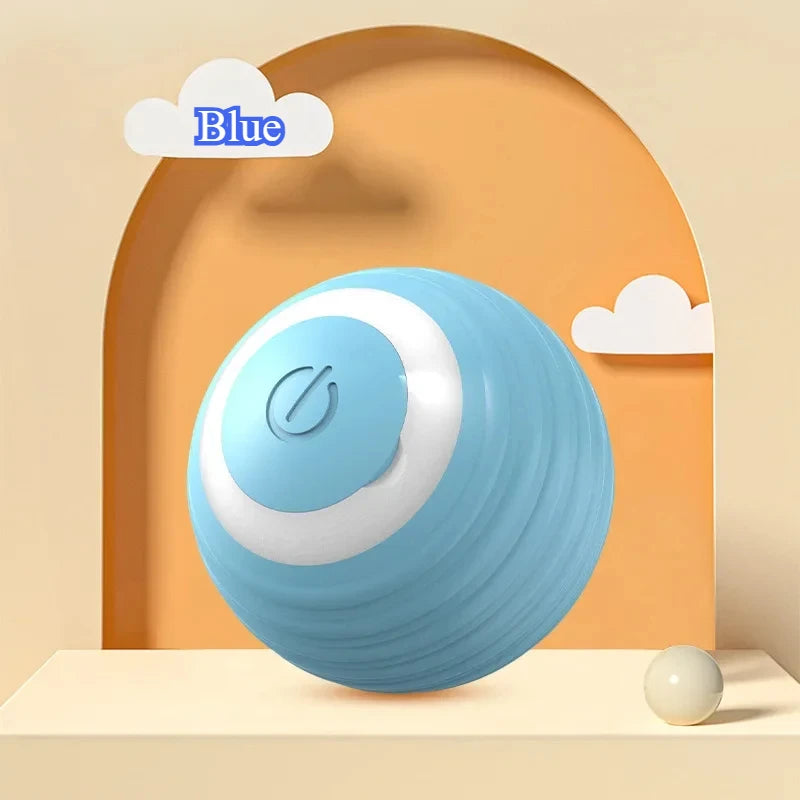 🇫🇷 Balle interactive intelligente pour chat – Jouet électronique automatique, roule toute seule et stimule l’instinct de chasse. 🇬🇧 Smart interactive cat ball – Automatic rolling electronic toy for indoor play & hunting fun.