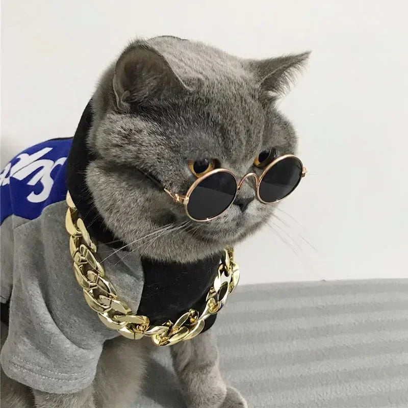 🇫🇷 Français : Lunettes de soleil pour chats et petits chiens – Protection UV, accessoire photo et cosplay  🇬🇧 English : Cat & Small Dog Sunglasses – UV Protection, Cute Cosplay & Photo Prop
