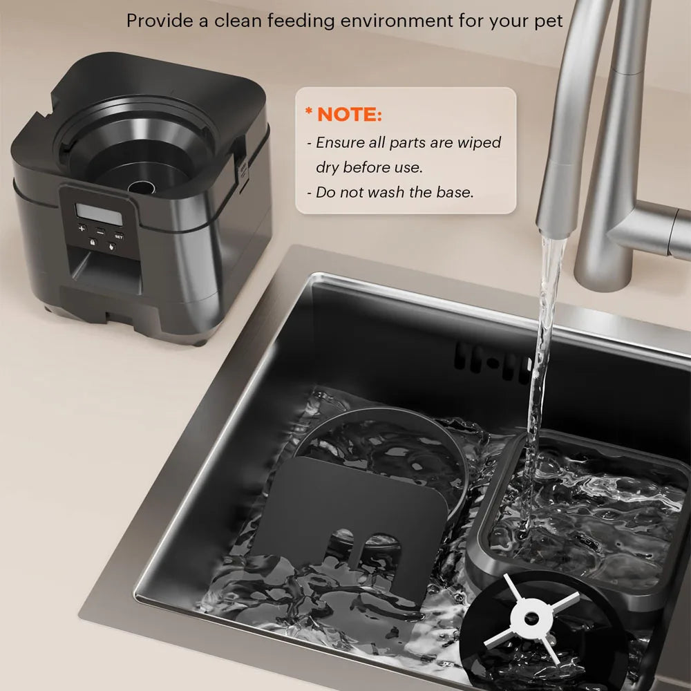 🇫🇷 Distributeur automatique 2L pour chien et chat – Nourrisseur intelligent à portions réglables pour alimentation régulière 🇬🇧 2L Smart Pet Feeder – Automatic Food Dispenser with Timed & Measured Feeding for Cats and Dogs