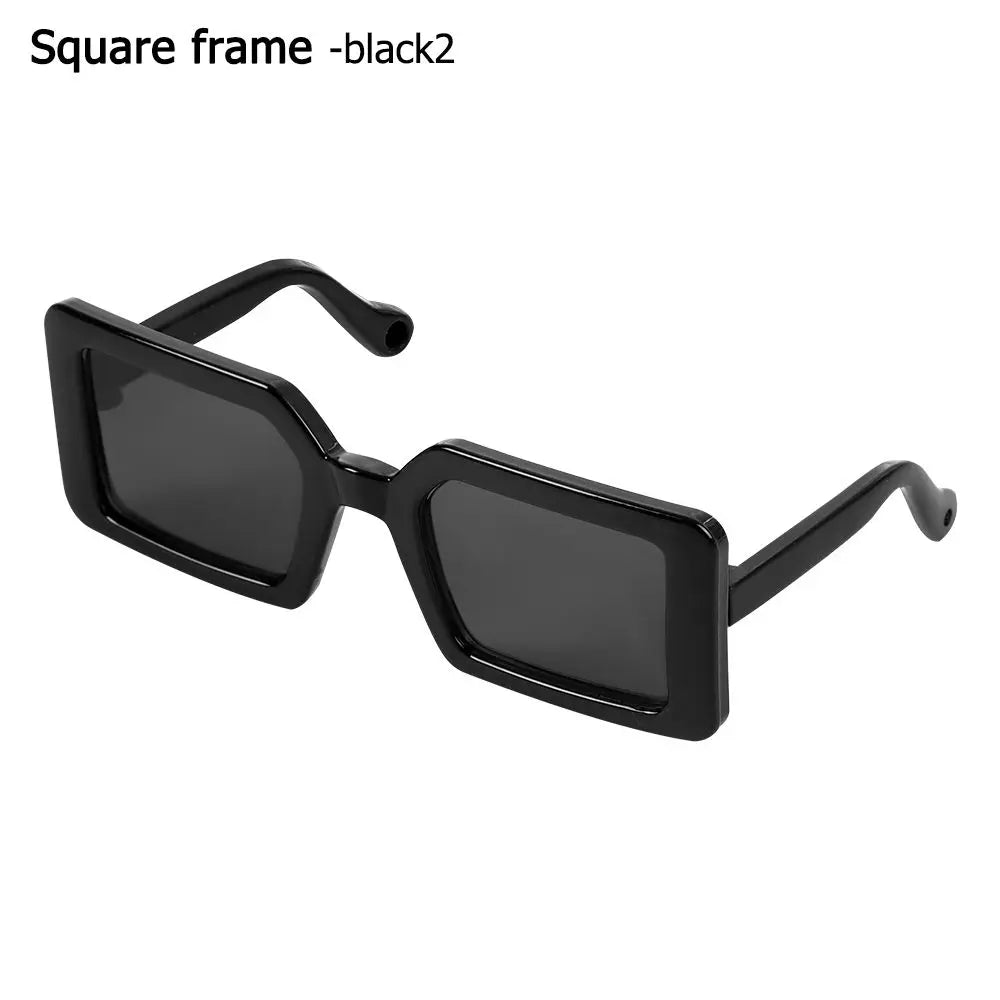 🇫🇷 Lunettes pour animaux – Accessoire photo amusant, lunettes carrées, rondes ou triangulaires pour chats & petits chiens | 🇬🇧 Pet Eyeglasses – Multicolor Square, Round & Triangle Glasses for Cats & Dogs Photo Props