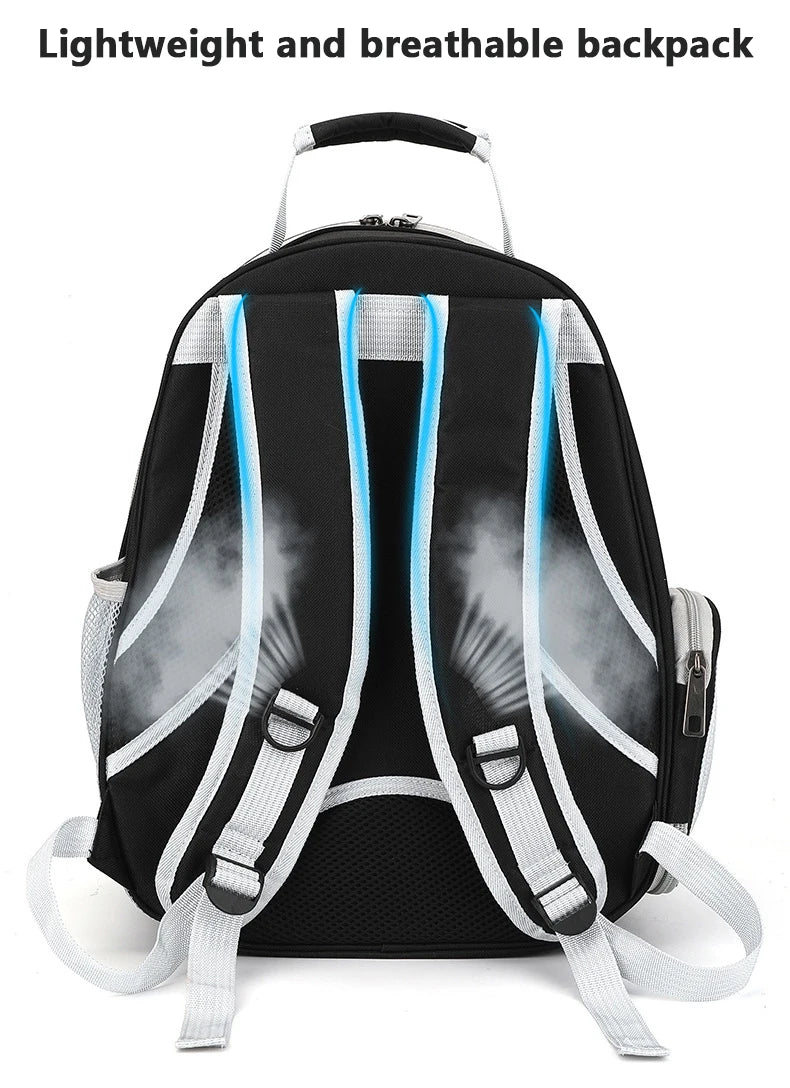 🇫🇷 Sac à dos capsule transparent pour chat et petit chien – Sac de transport respirant et portable  🇬🇧 Transparent Capsule Pet Backpack – Breathable and portable carrier for cats & small dogs
