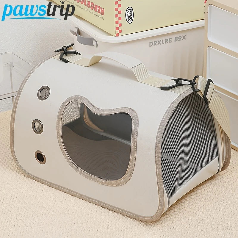 🇫🇷 Sac de transport portable pour chat & petit chien – Sac pliable et respirant pour voyages et sorties | 🇬🇧 Portable Pet Carrier Bag for Cats & Small Dogs – Foldable Breathable Travel & Shoulder Bag