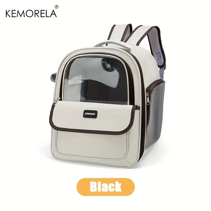 🇫🇷 Sac à dos transparent pour animaux – Capsule rigide respirante pour chats et petits chiens, idéal pour les sorties et voyages 🇬🇧 Transparent Pet Backpack – Breathable Capsule Carrier for Cats & Small Dogs, Perfect for Outdoor Travel