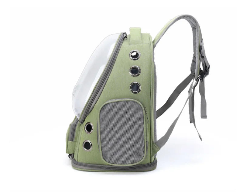 🇫🇷 Sac à dos transparent pour chat – Transporteur respirant pour chats et petits chiens, idéal pour voyages et sorties  🇬🇧 Transparent Cat Carrier Backpack – Breathable travel bag for cats & small dogs, perfect for outdoor trips