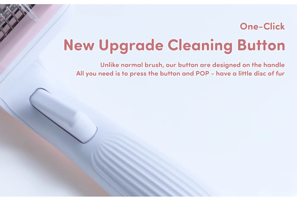 🇫🇷 Peigne anti-perte de poils pour chats et chiens – Dents douces à bouts ronds pour éviter les griffures – Outil de toilettage efficace. 🇬🇧 Cat & dog hair removal comb – Soft round needle tips prevent scratching – Effective grooming tool.