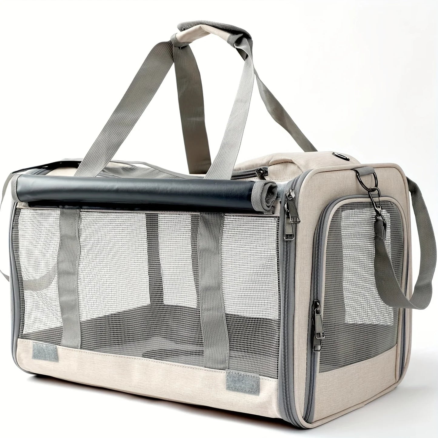 🇫🇷 Sac de transport souple pour chats moyens et grands – Confortable, sécurisé, idéal pour voiture, avion ou vétérinaire 🇬🇧 Soft Pet Carrier for Large & Medium Cats – Comfortable & Safe for Travel, Vet Visits or Car Rides