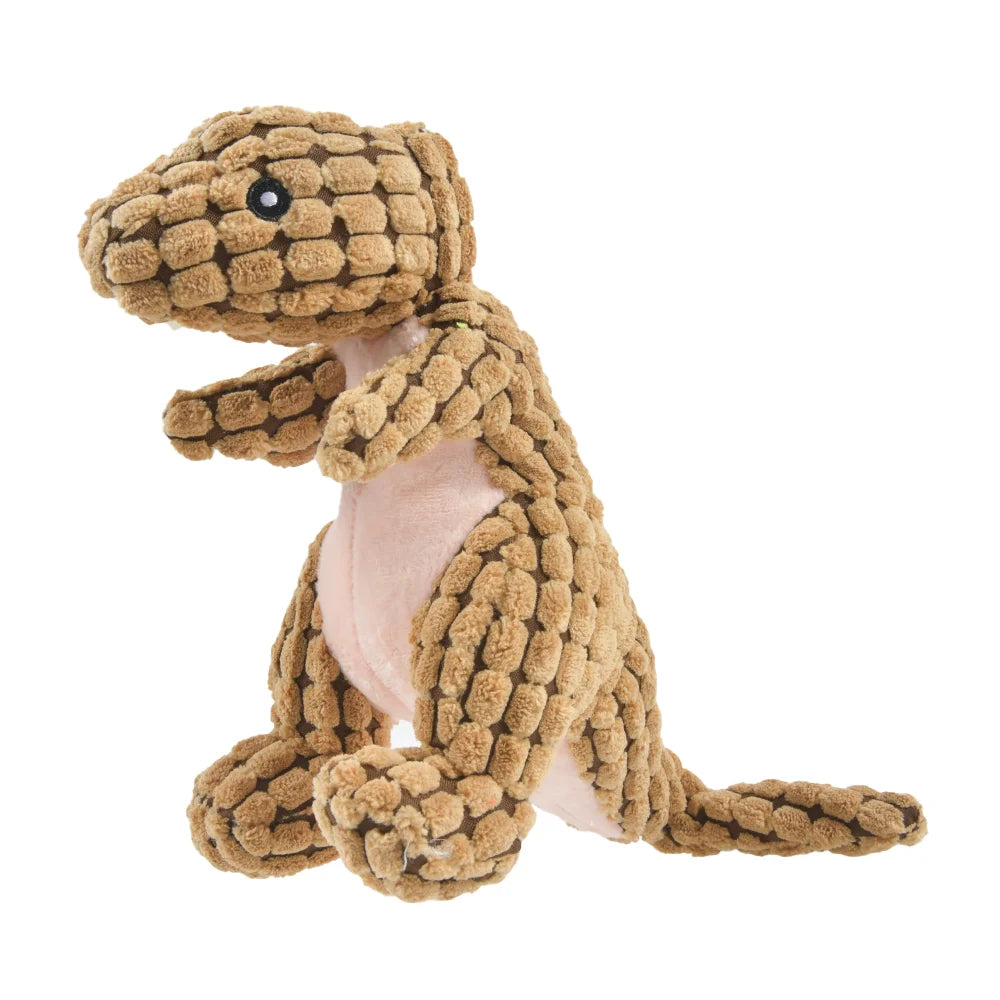🇫🇷 Jouet dinosaure en peluche pour chiens et chats – Interactif, à mâcher, adapté aux petits chiens. 🇬🇧 Plush dinosaur toy for cats & dogs – Interactive chew toy, suitable for small dogs.