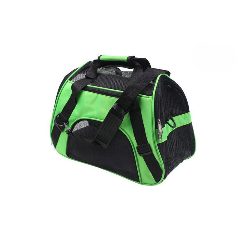 🇫🇷 Sac de transport portable pour chien et chat – Sac respirant en maille pour voyages et sorties  🇬🇧 Portable Dog & Cat Carrier Bag – Breathable mesh travel tote for pets