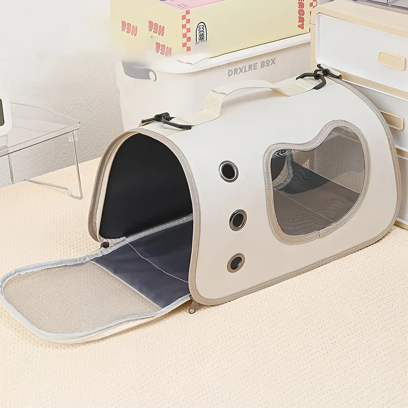 🇫🇷 Sac de transport portable pour chat & petit chien – Sac pliable et respirant pour voyages et sorties | 🇬🇧 Portable Pet Carrier Bag for Cats & Small Dogs – Foldable Breathable Travel & Shoulder Bag