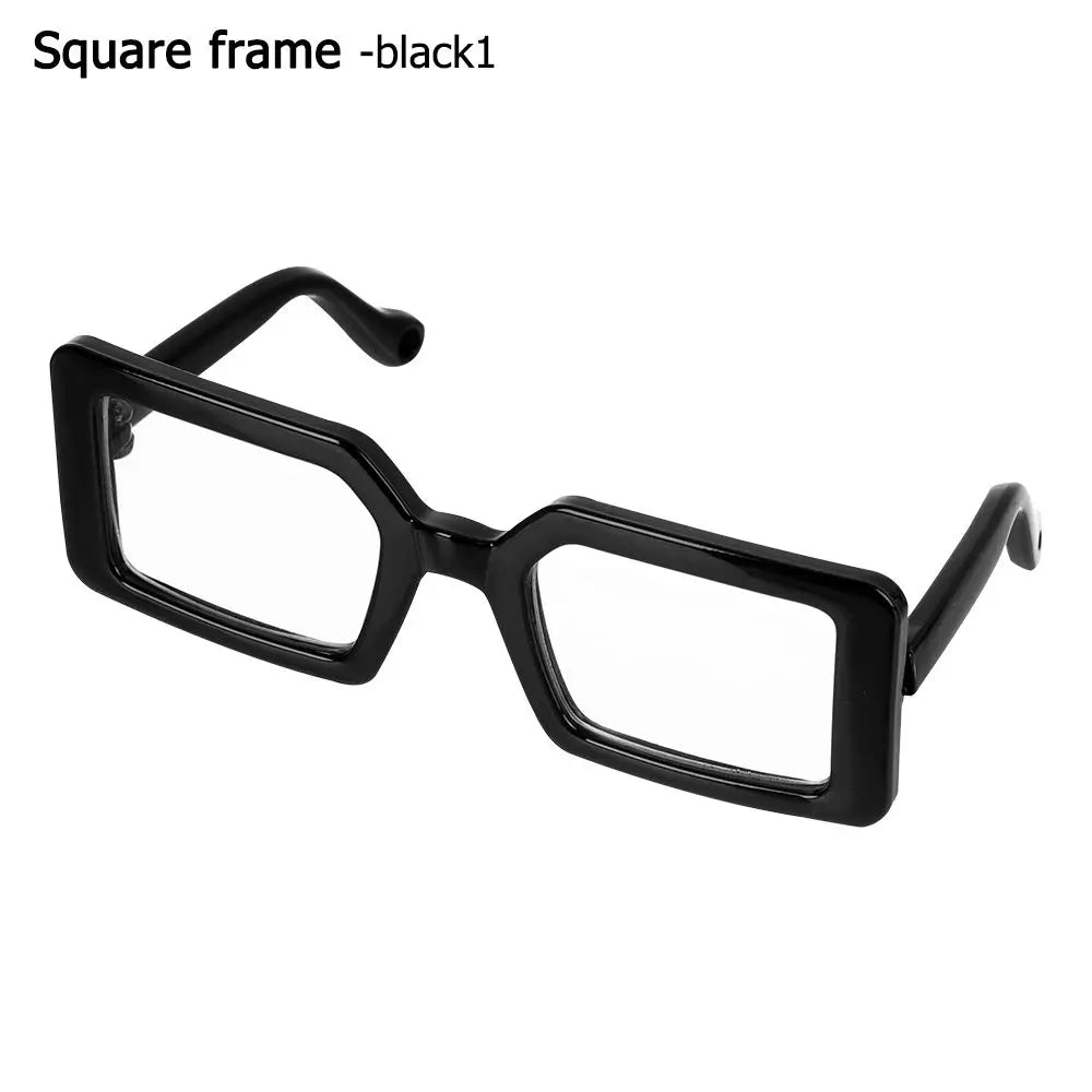 🇫🇷 Lunettes pour animaux – Accessoire photo amusant, lunettes carrées, rondes ou triangulaires pour chats & petits chiens | 🇬🇧 Pet Eyeglasses – Multicolor Square, Round & Triangle Glasses for Cats & Dogs Photo Props